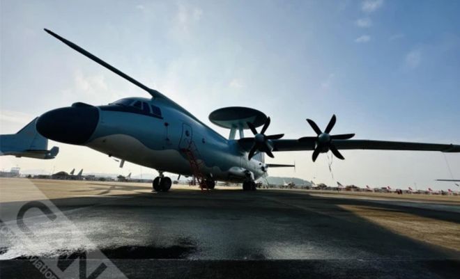 空警-500A预警机_中国空警500预警机_空警-500预警机空中受油管