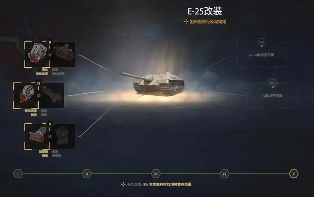 坦克世界E-25攻略_E-25火炮性能分析_e-25型自行反坦克炮