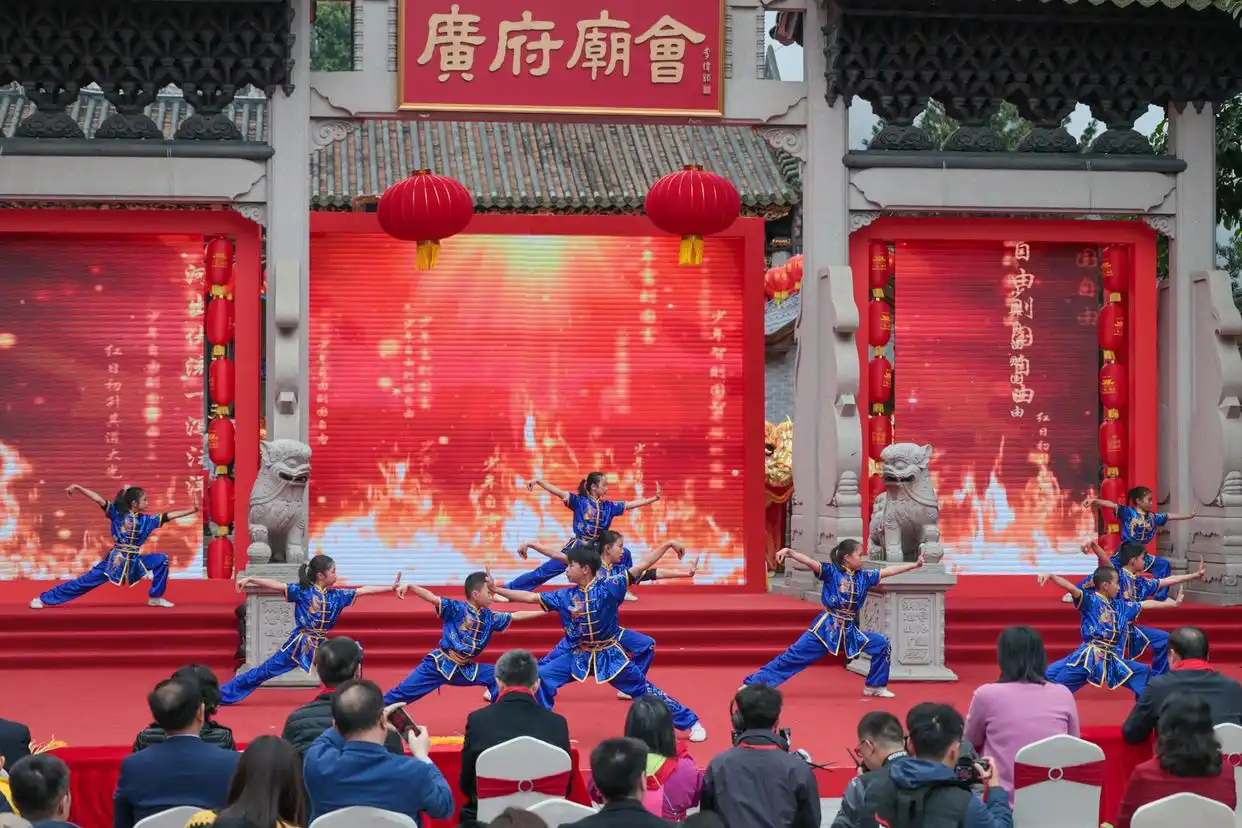 陈晓丹 广府庙会_2024广府庙会开幕式 粤港澳文化交融 庙会民俗巡游表演