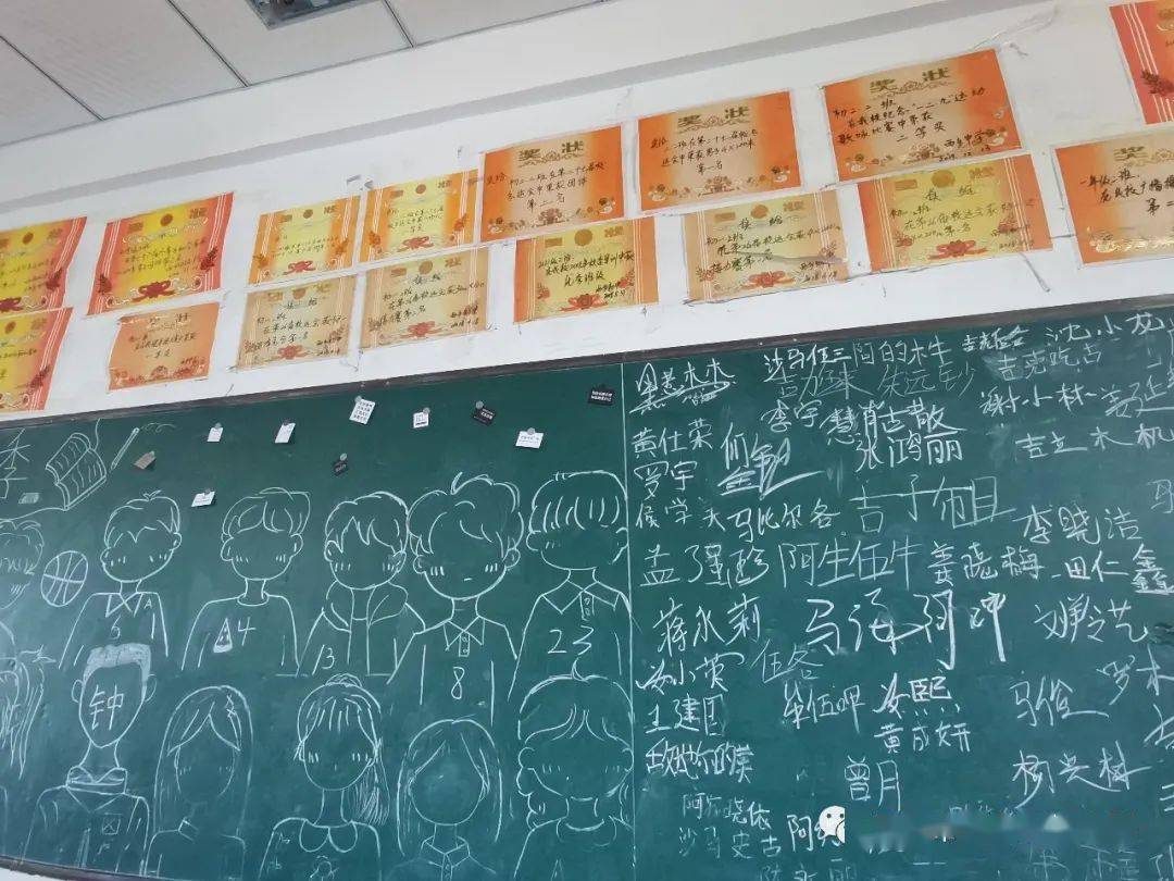 班级文化建设活动_各美其美 美美育人_初三班级文化建设图