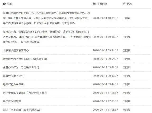 向上金服_向上金服逾期不兑付处理_北京捷越联合向上金服投诉