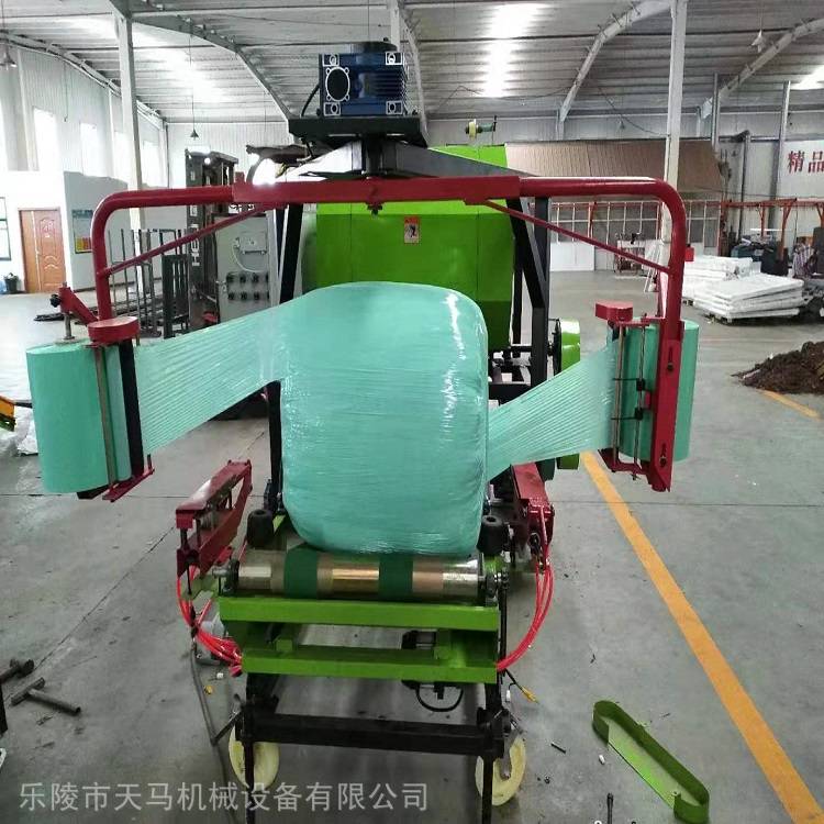 9YDB-0.7型青贮打捆机_青贮圆捆机技术参数_小型麦秸打捆机视频