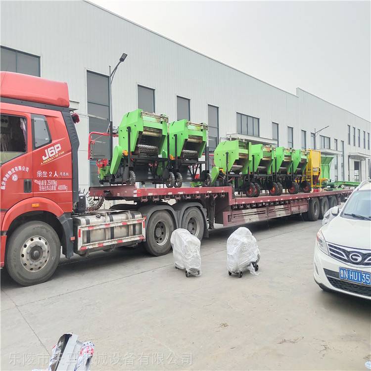 青贮圆捆机技术参数_小型麦秸打捆机视频_9YDB-0.7型青贮打捆机