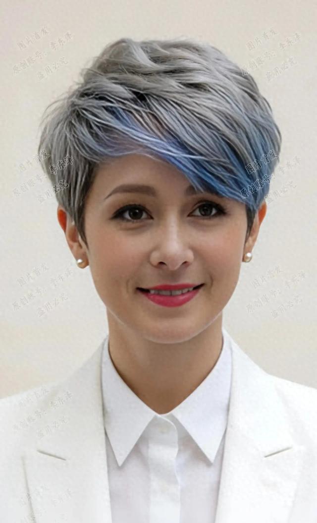 成熟女性白发造型_晚礼服发型2026图片_逆龄白发时尚趋势