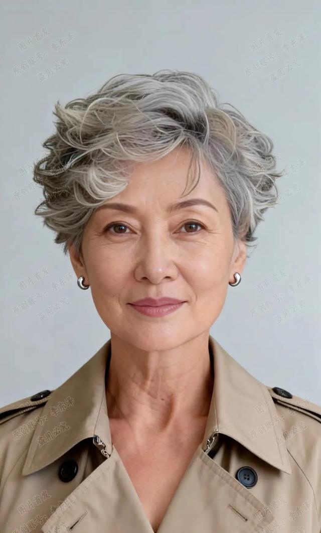 晚礼服发型2026图片_逆龄白发时尚趋势_成熟女性白发造型