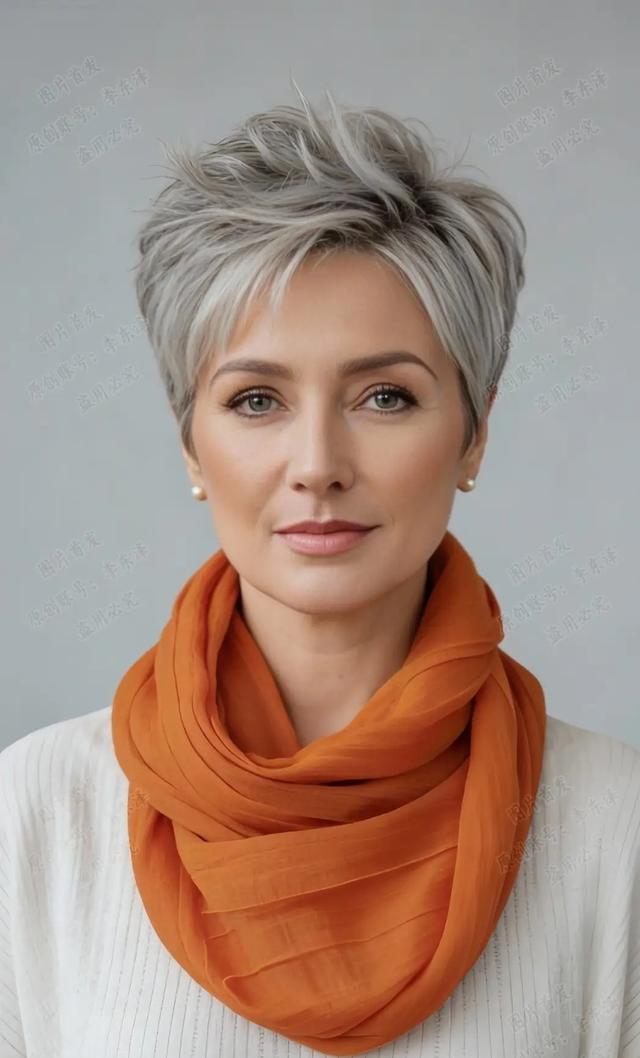 晚礼服发型2026图片_逆龄白发时尚趋势_成熟女性白发造型