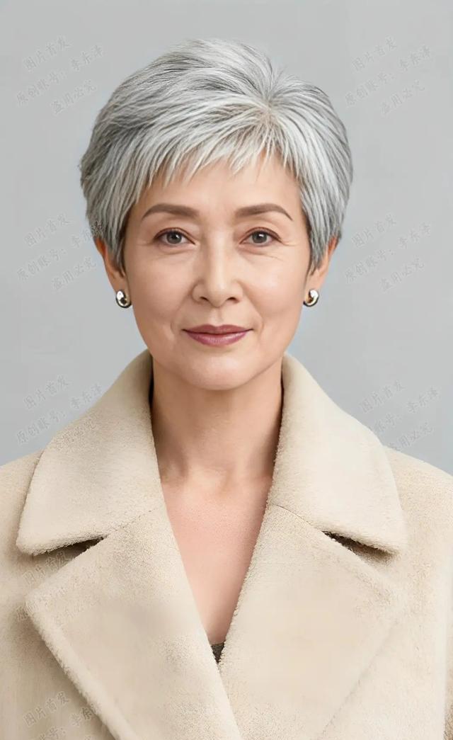 逆龄白发时尚趋势_晚礼服发型2026图片_成熟女性白发造型