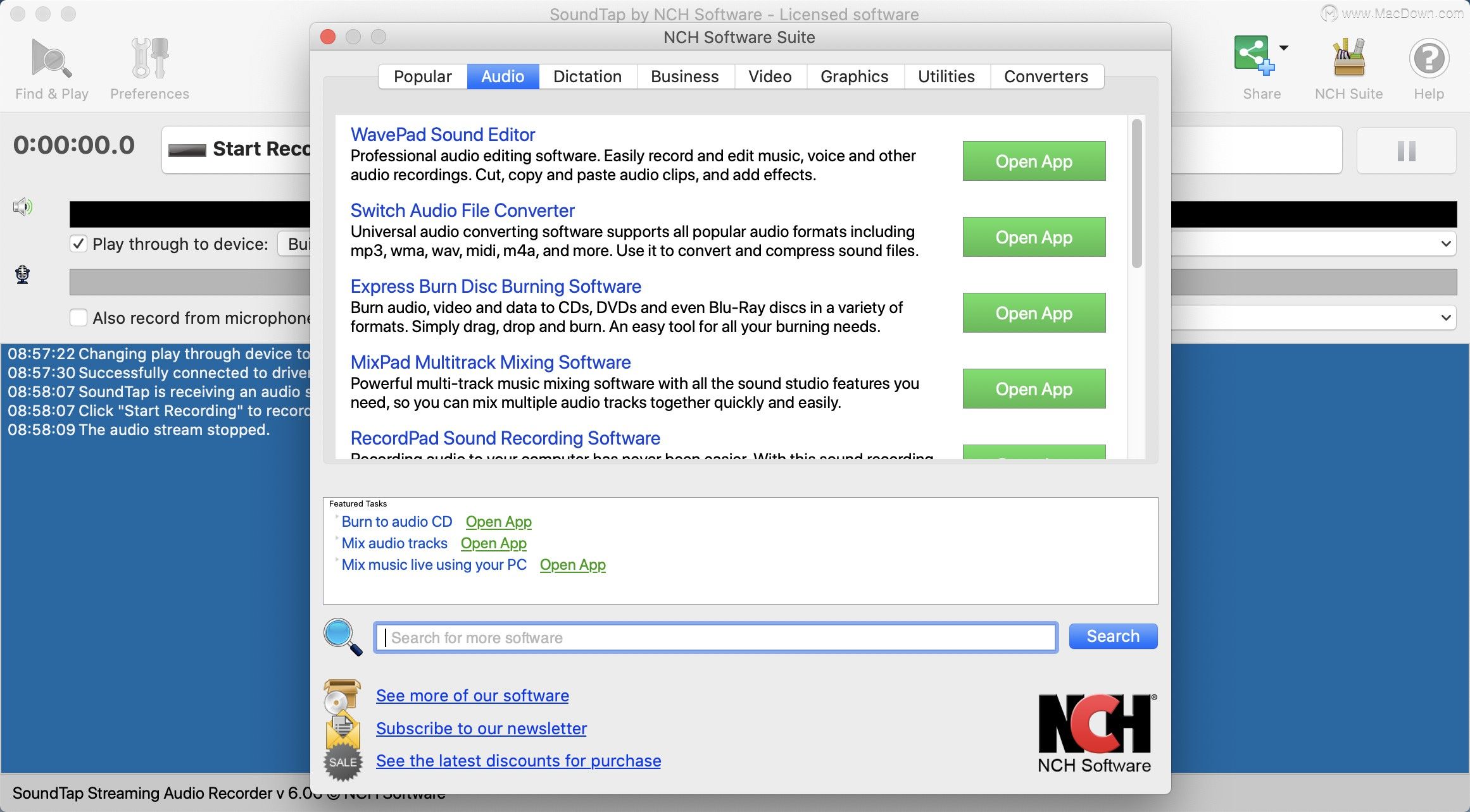 苹果电脑下载免费录音软件_SoundTap破解版下载安装教程_SoundTap for Mac音频录制软件