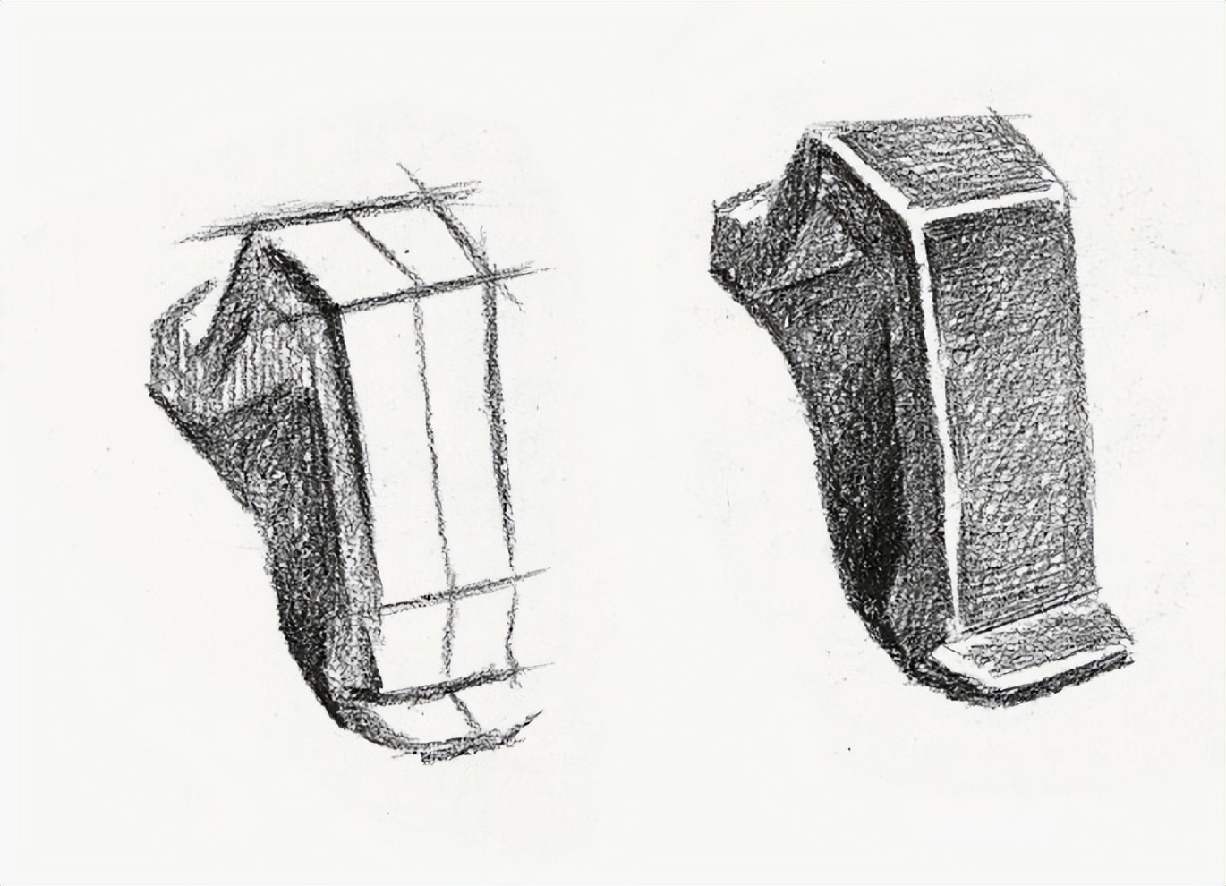水果陶罐衬布素描_上釉陶罐反光特点_淘罐质感区分