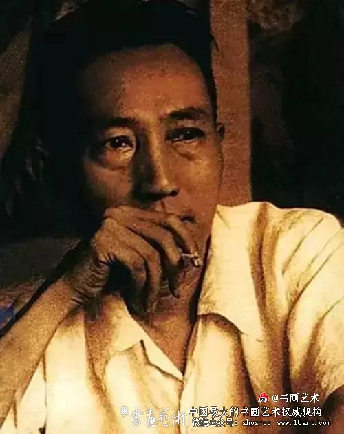 傅抱石绘画作品欣赏 傅抱石 长生 瑞麟 抱石斋主人 《观瀑图》 《待细把江山图画》 《屈原》 《江山如此多娇》 新金陵画派 第1张