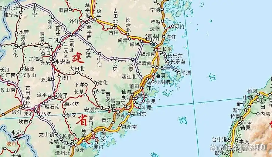 福厦铁路莆田段_平潭铁路规划_莆田铁路