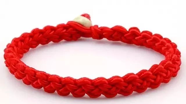 珠宝编绳手链 本命年红绳转运珠 金刚结凤尾结吉祥结万字结团锦结平结_手链打结方法 教法