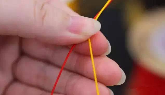 珠宝编绳手链 本命年红绳转运珠 金刚结凤尾结吉祥结万字结团锦结平结_手链打结方法 教法