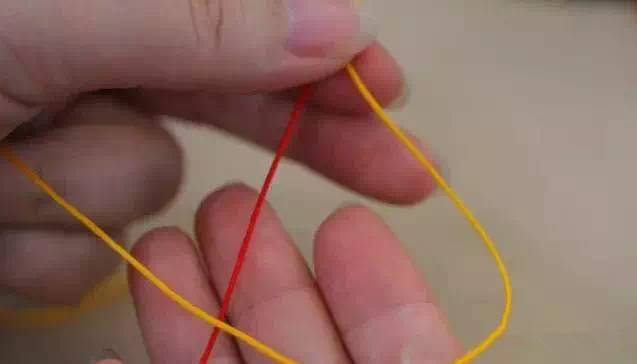 手链打结方法 教法_珠宝编绳手链 本命年红绳转运珠 金刚结凤尾结吉祥结万字结团锦结平结