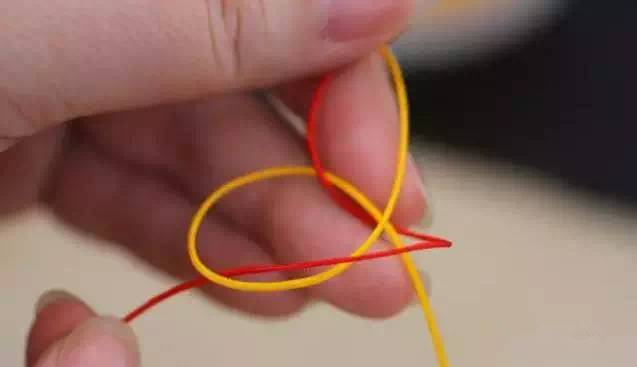 手链打结方法 教法_珠宝编绳手链 本命年红绳转运珠 金刚结凤尾结吉祥结万字结团锦结平结
