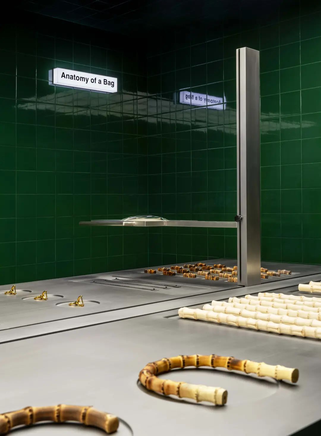 Gucci Bamboo 1947展览_gucci竹节包_竹节手袋工艺设计