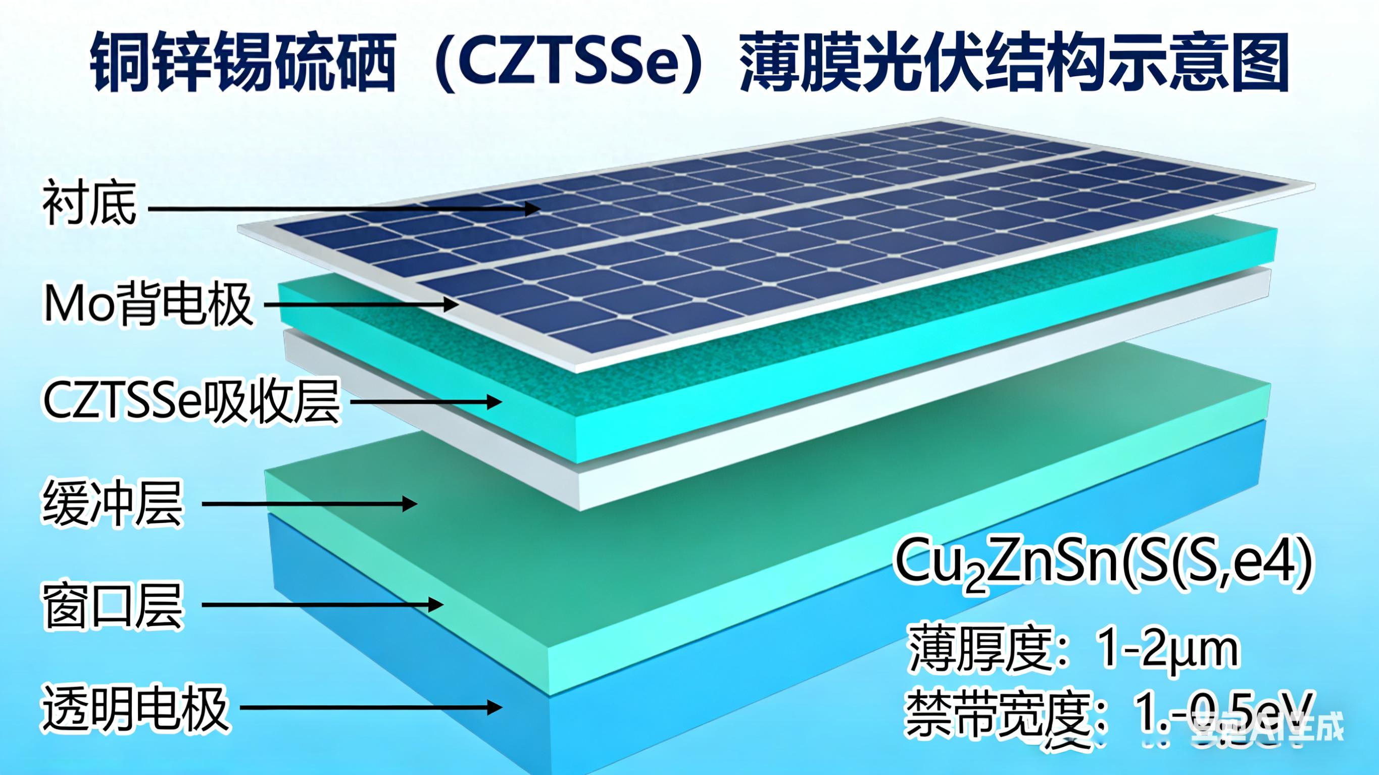 CZTSSe薄膜光伏效率突破_薄膜太阳能电池的封装形式_CZTSSe柔性电池产业化前景