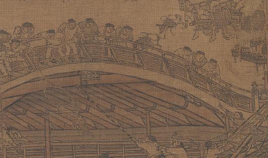 张择端绘制技巧_清明上河图创作过程_中国邮政清明上河图