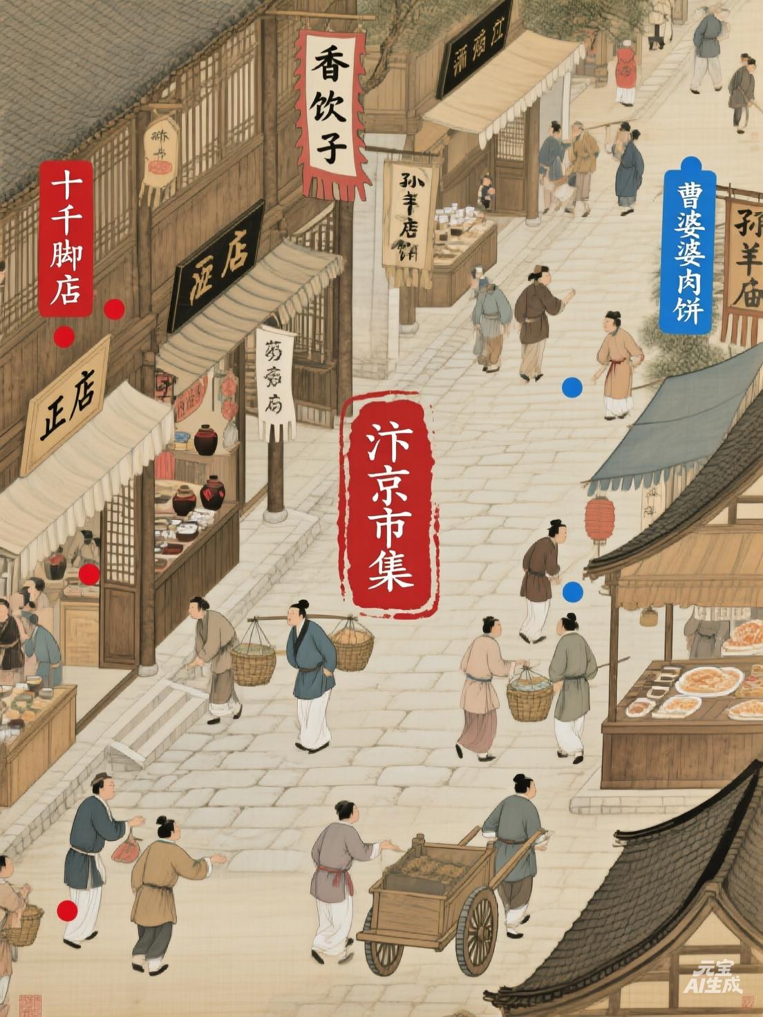 张择端绘制技巧_中国邮政清明上河图_清明上河图创作过程