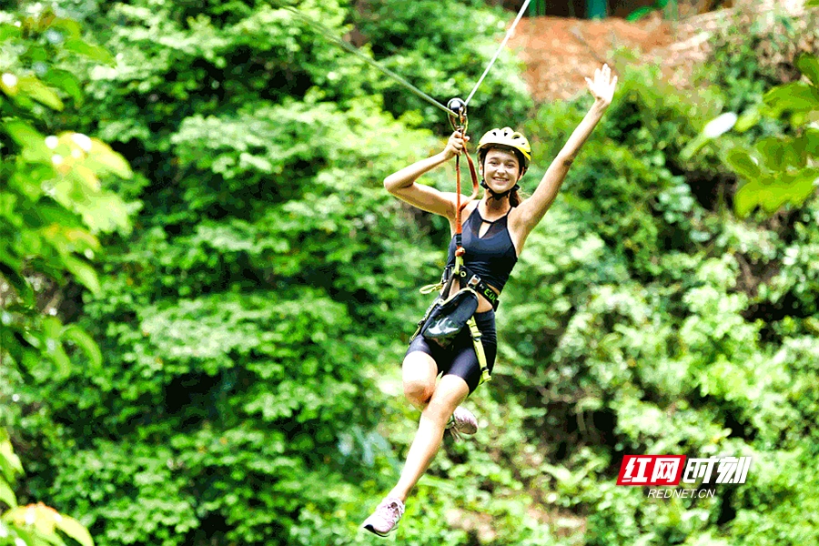 长沙大明生态休闲山庄_大明生态休闲山庄_飞越丛林雾森系统