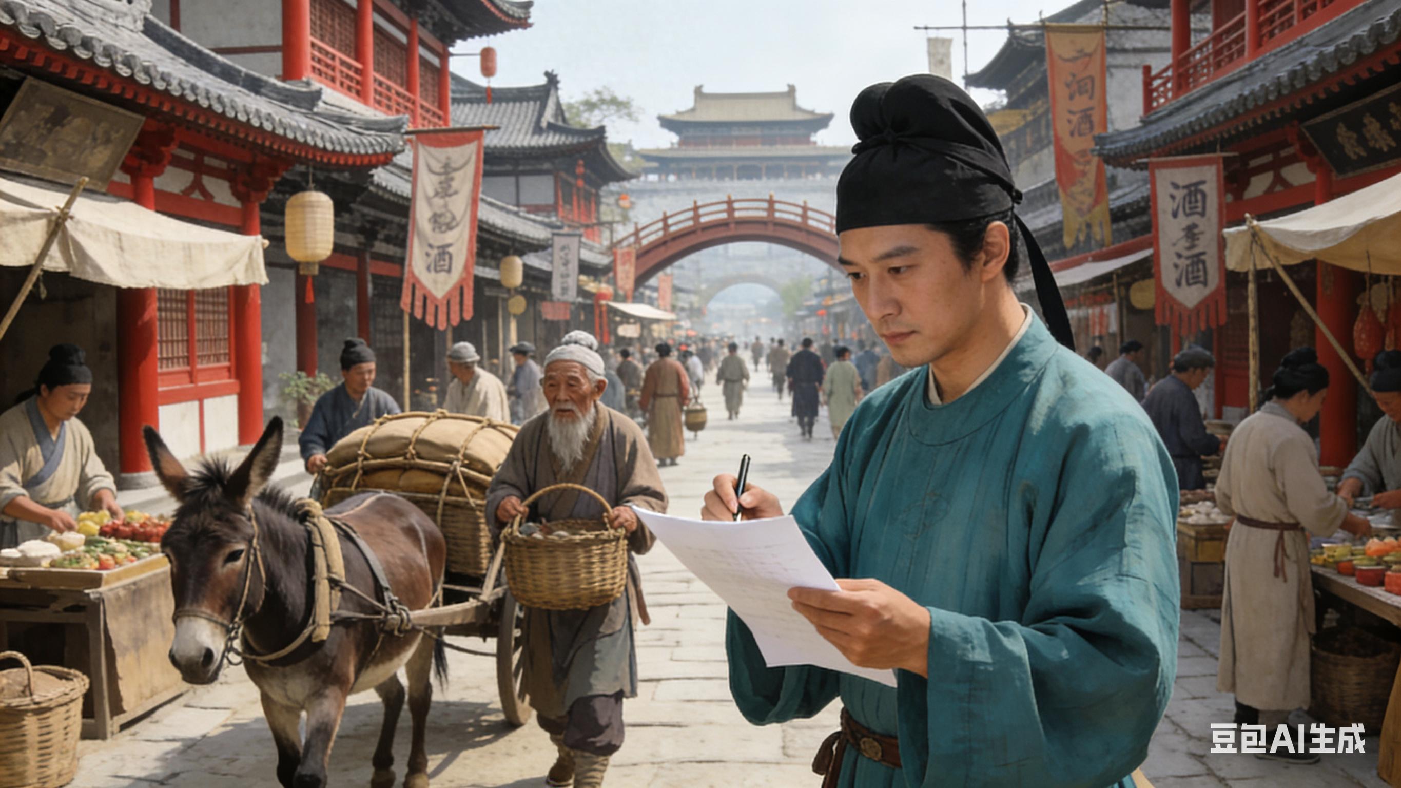 中国邮政清明上河图_清明上河图张择端赏析_北宋汴京市井生活图景