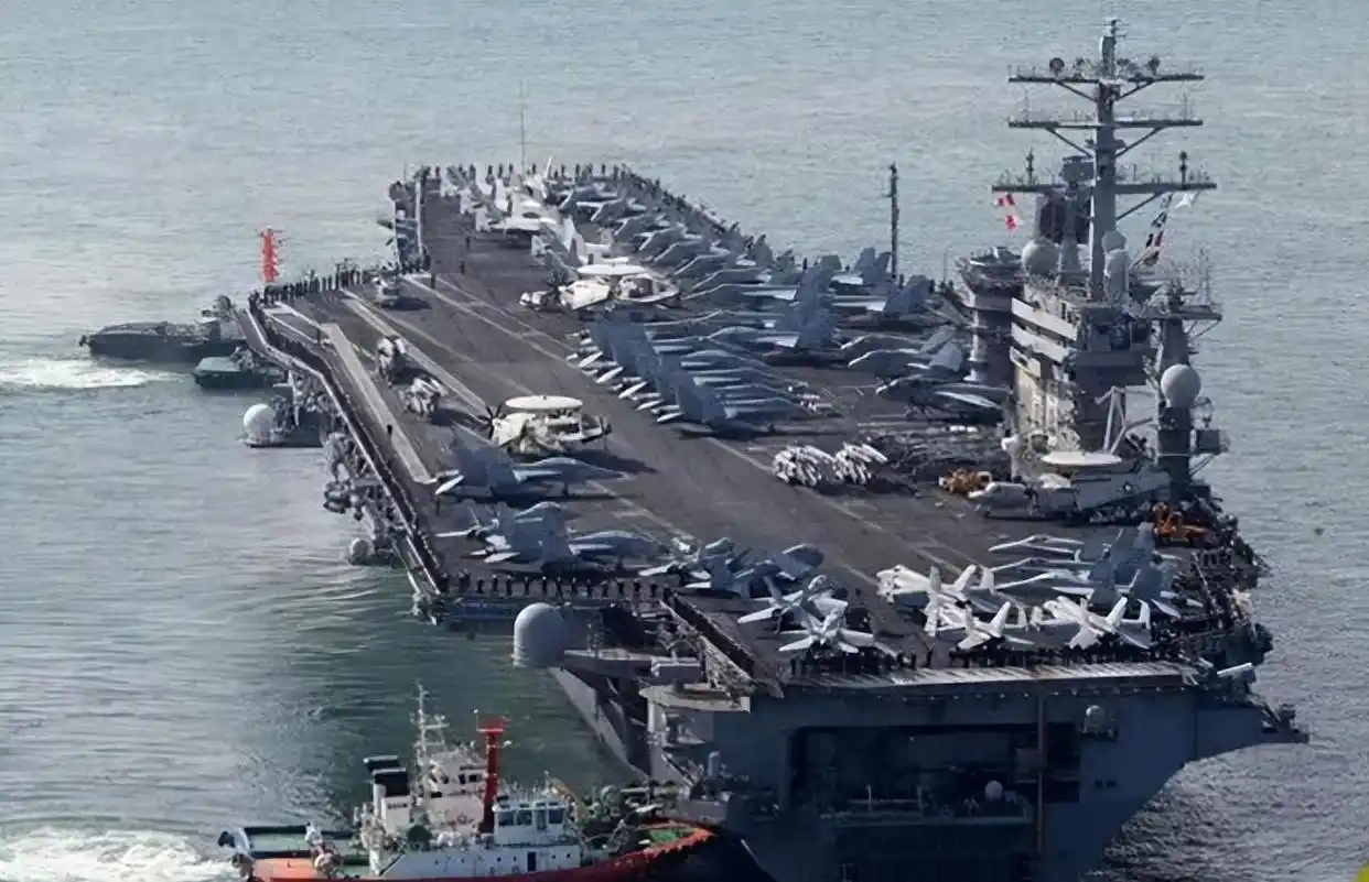 美军航母东海行意图分析_里根号航母参观_里根号航母访问韩国原因