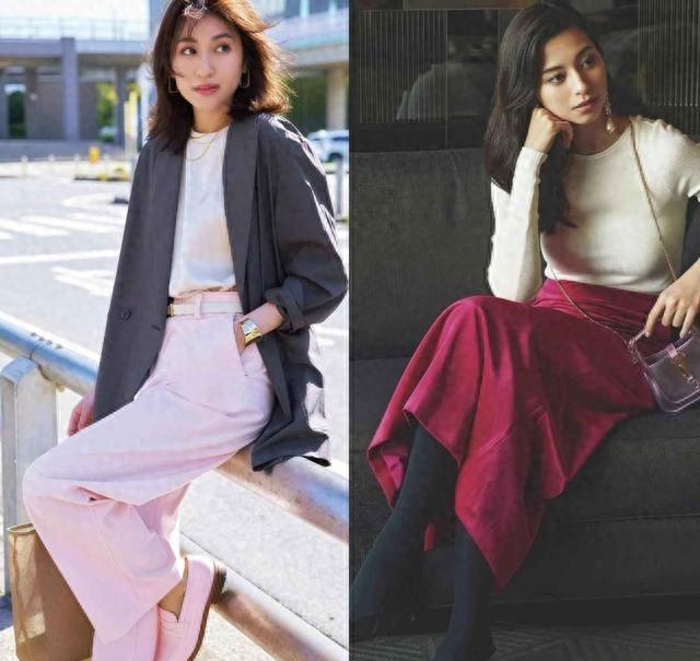 灰配粉穿搭技巧_灰色连衣裙搭配_42岁女性粉灰搭配