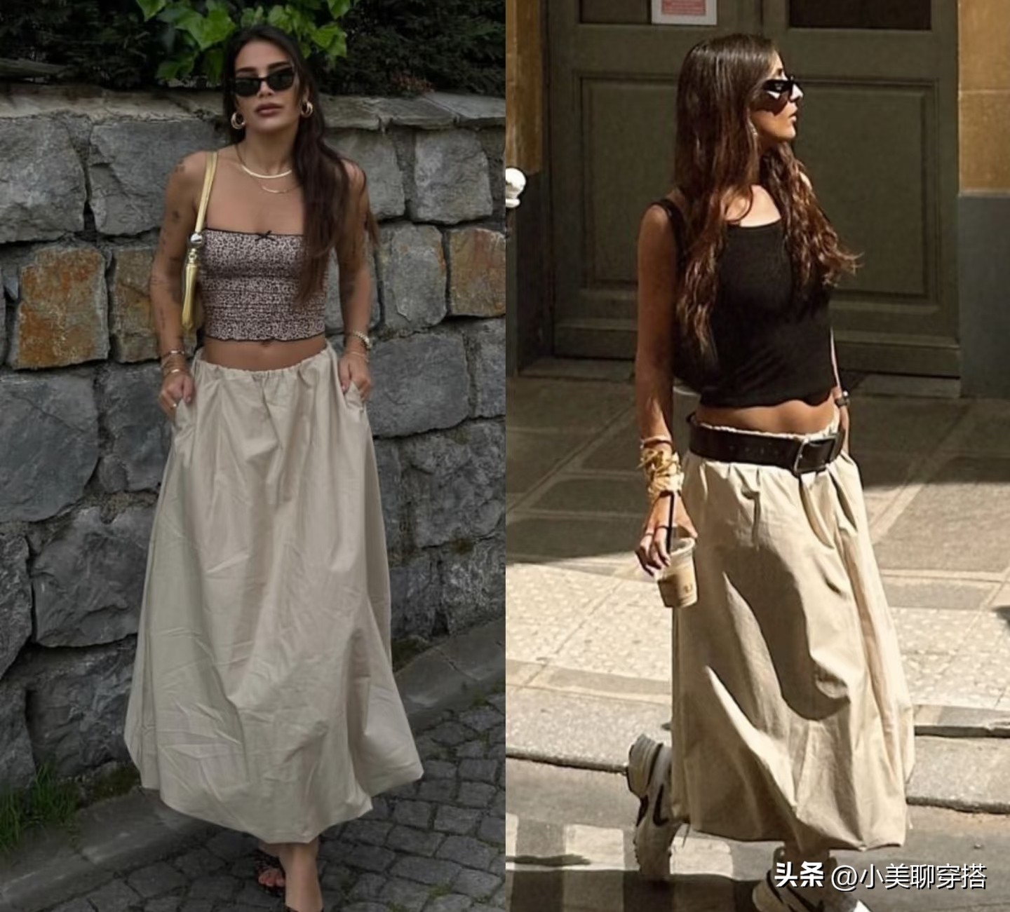 长款花苞裙穿搭_花苞裙款式_灰色连衣裙搭配