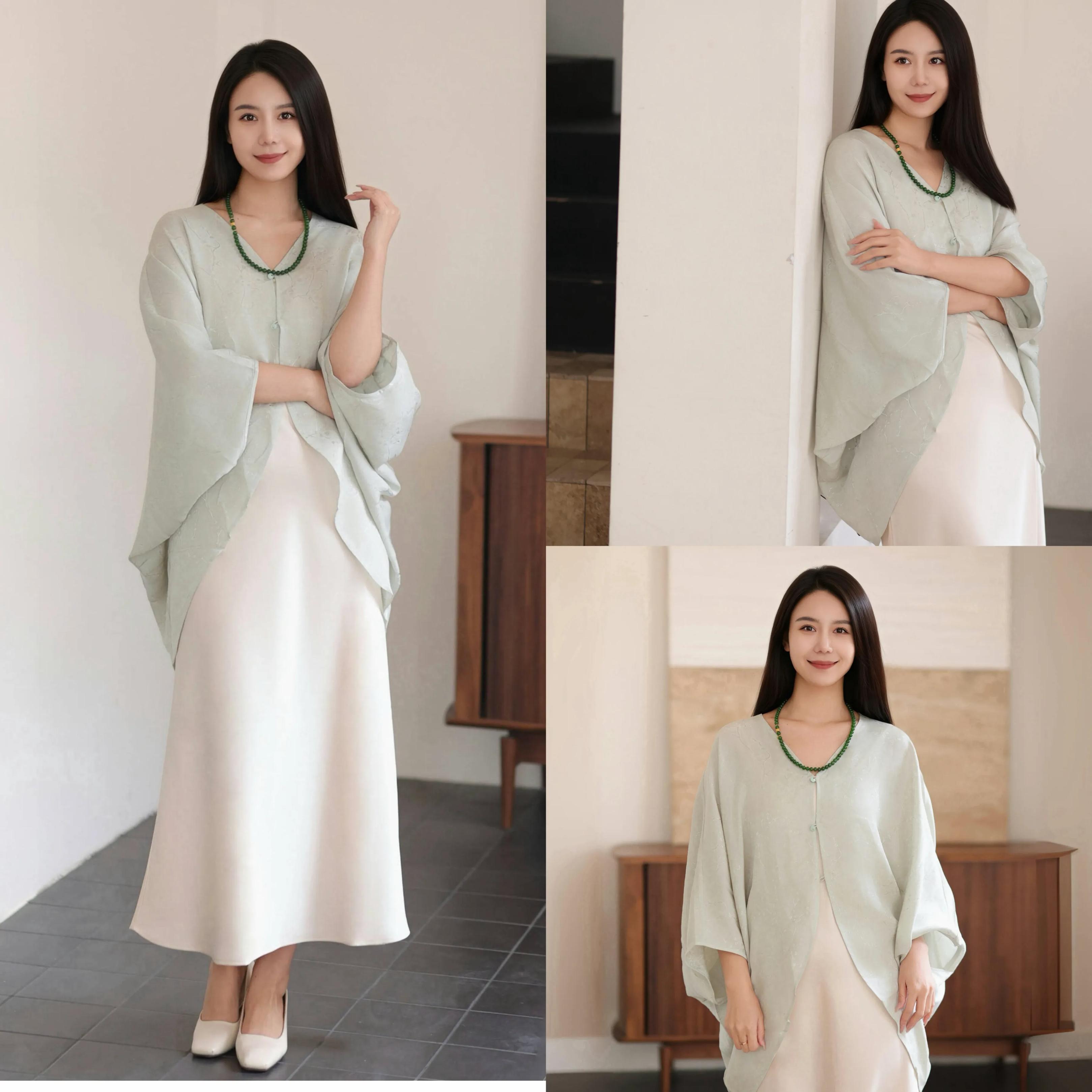 春季裙装搭配_优雅显贵穿搭技巧_灰色连衣裙搭配