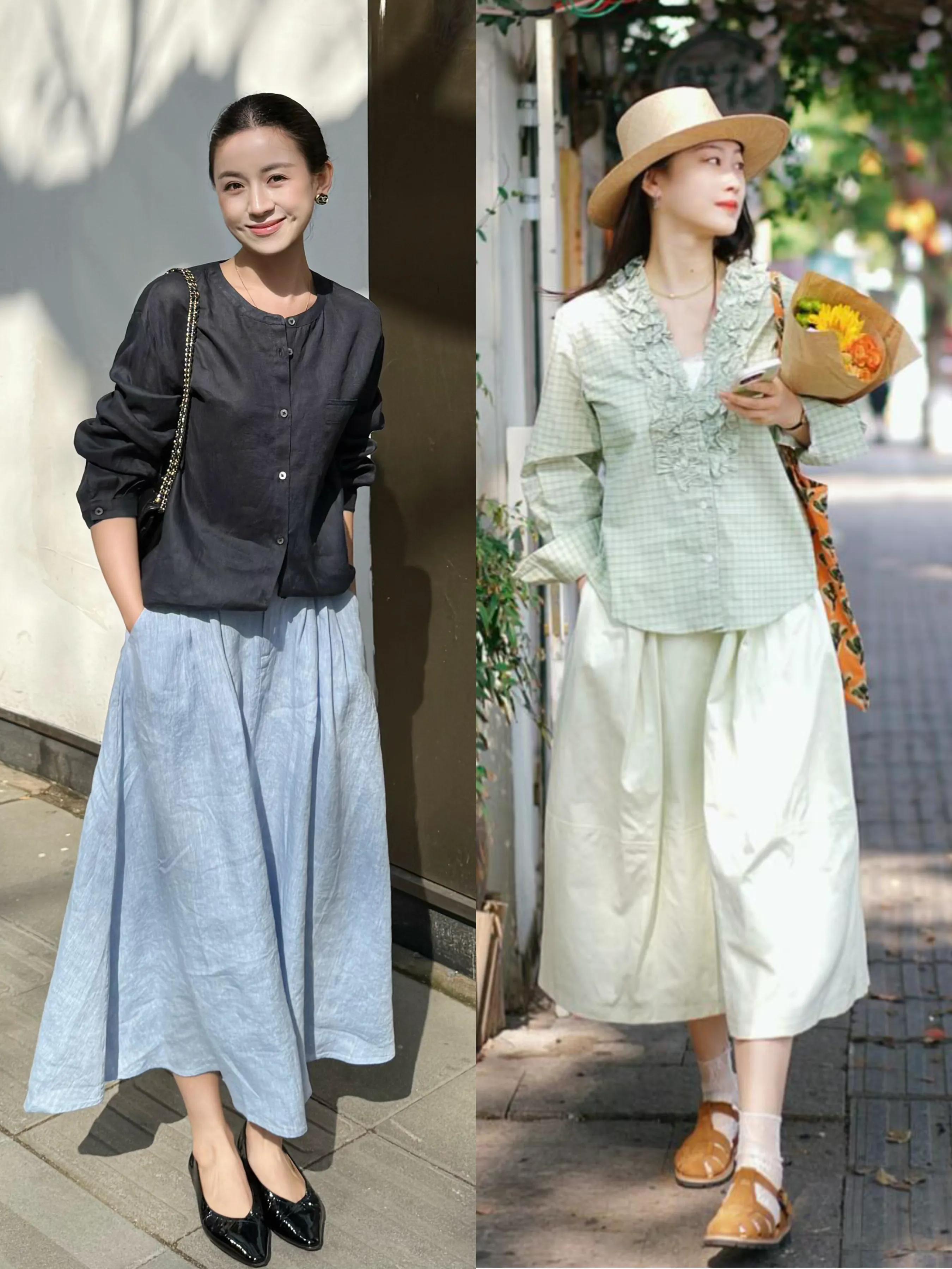 春季裙装搭配_灰色连衣裙搭配_优雅显贵穿搭技巧