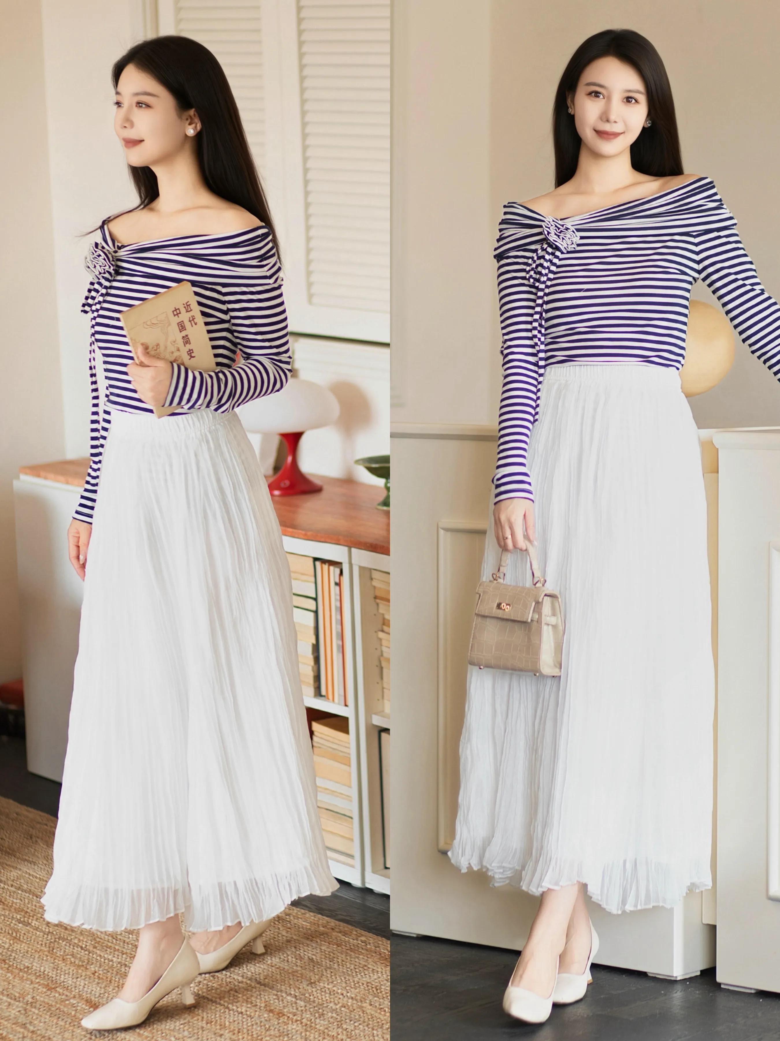 优雅显贵穿搭技巧_灰色连衣裙搭配_春季裙装搭配