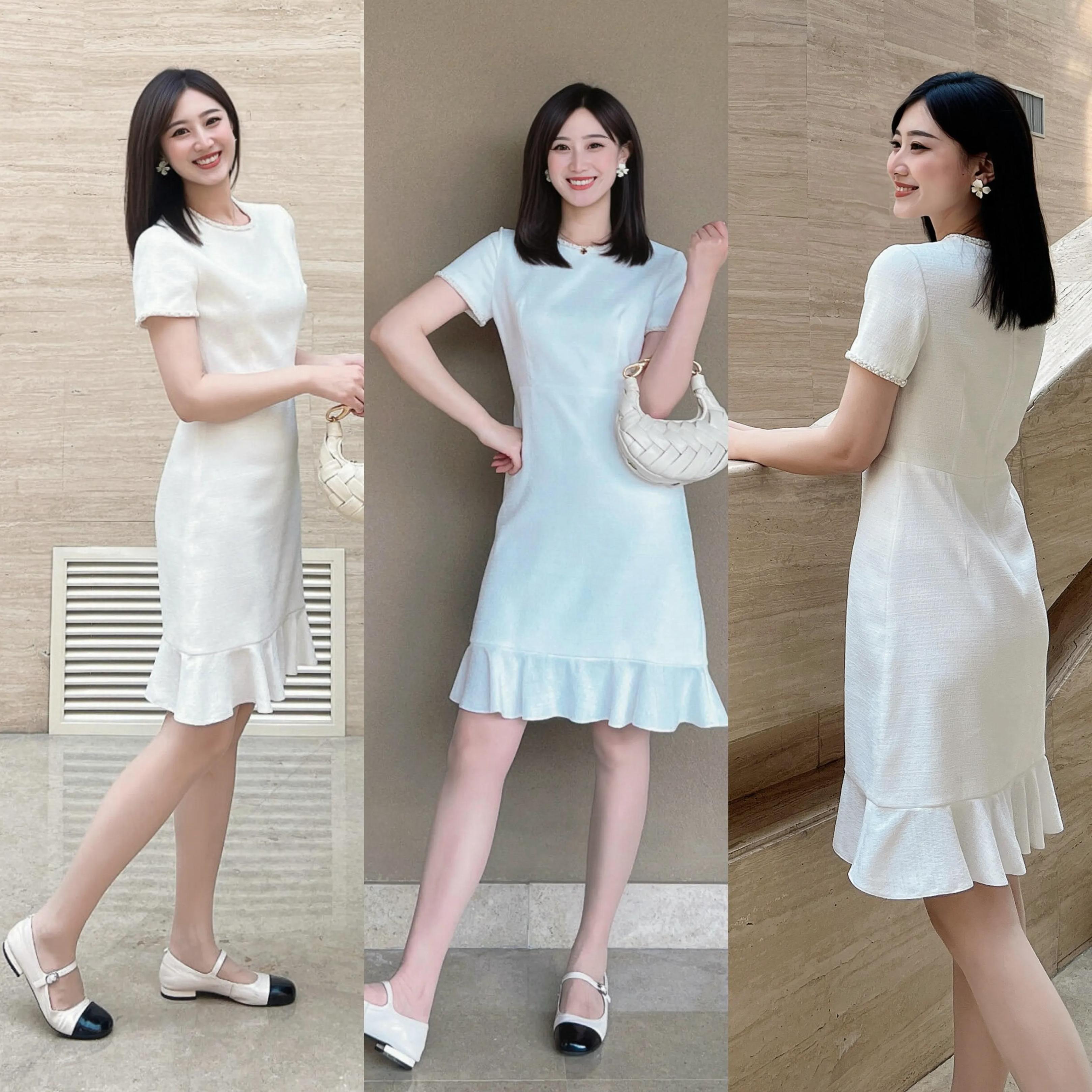 优雅显贵穿搭技巧_春季裙装搭配_灰色连衣裙搭配