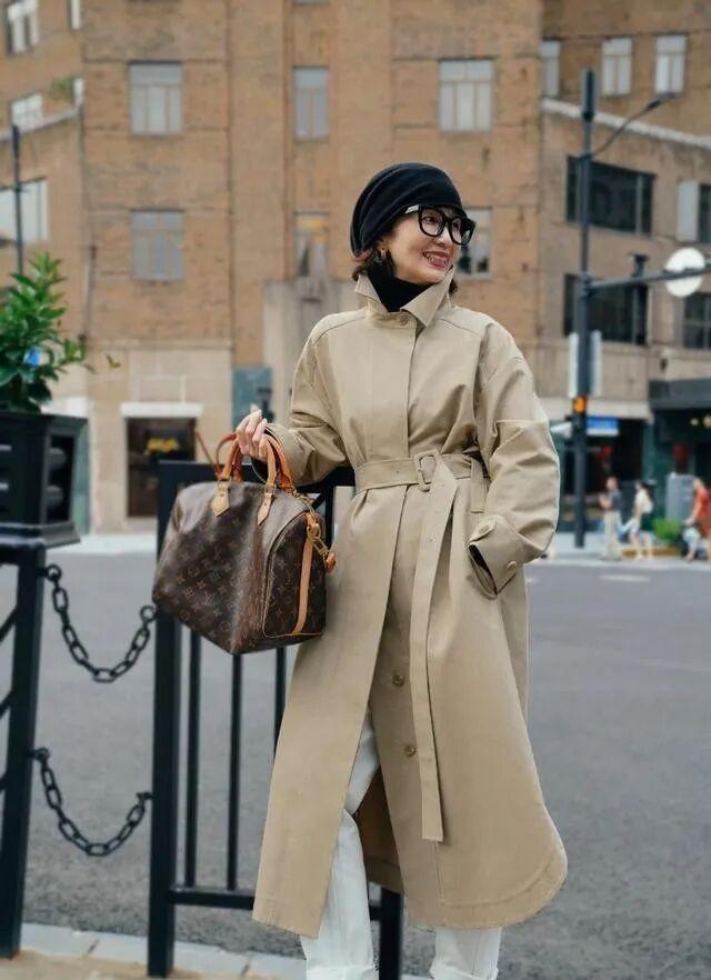 灰与焦糖搭配_冬季红色大衣搭配图片_高级感穿搭