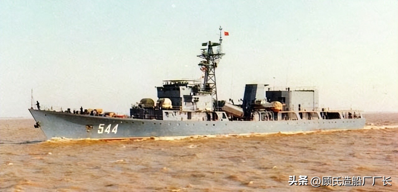法国TC100C单管100毫米舰炮_053H1Q型反潜护卫舰_053型护卫舰现役