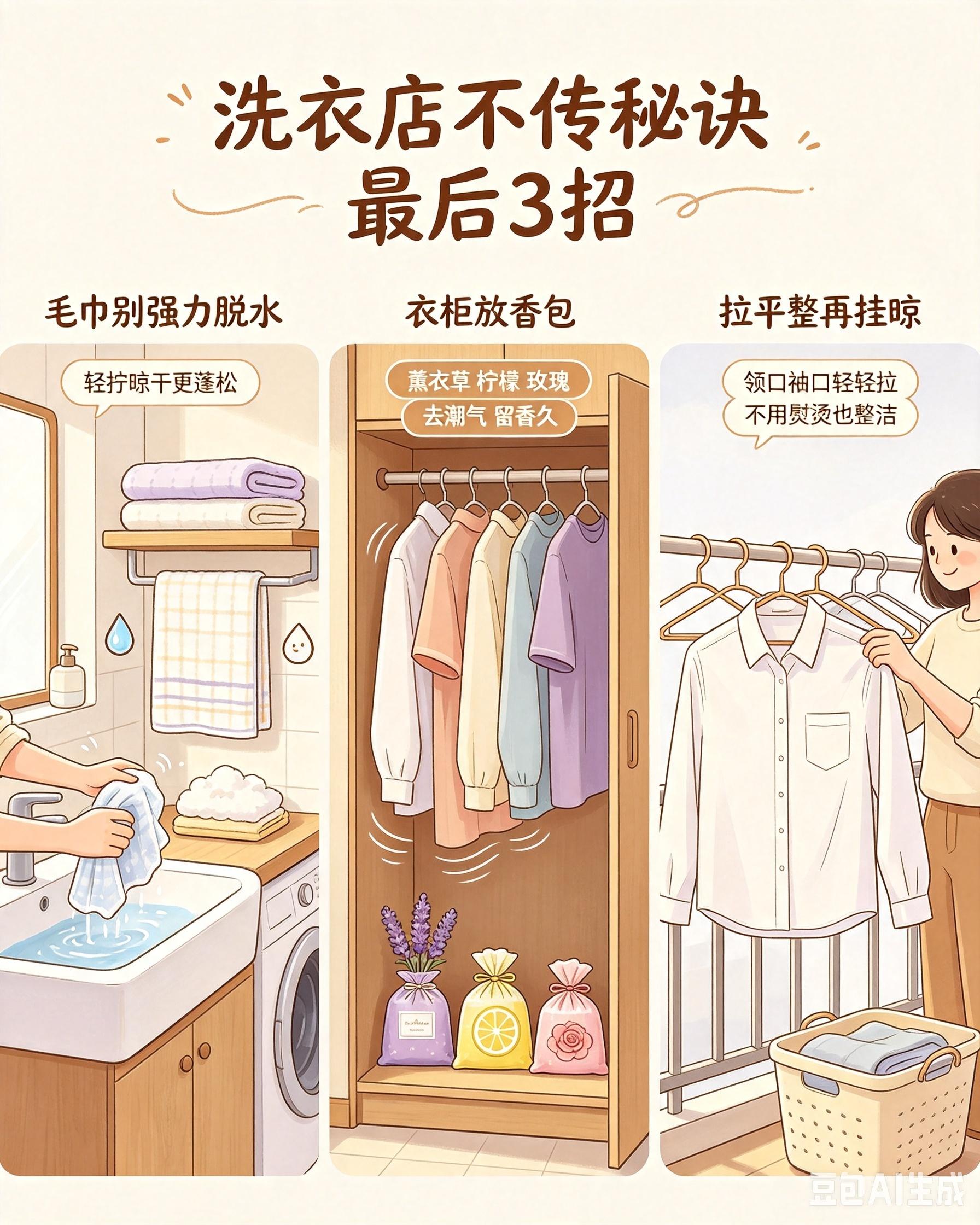 羊毛衫要怎么收纳省空间_衣服去渍小妙招_洗衣店留香技巧
