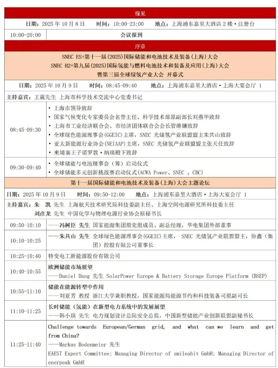 国能网第十届新能源产业年会_2025SNECES+国际储能和电池大会_新能源年会