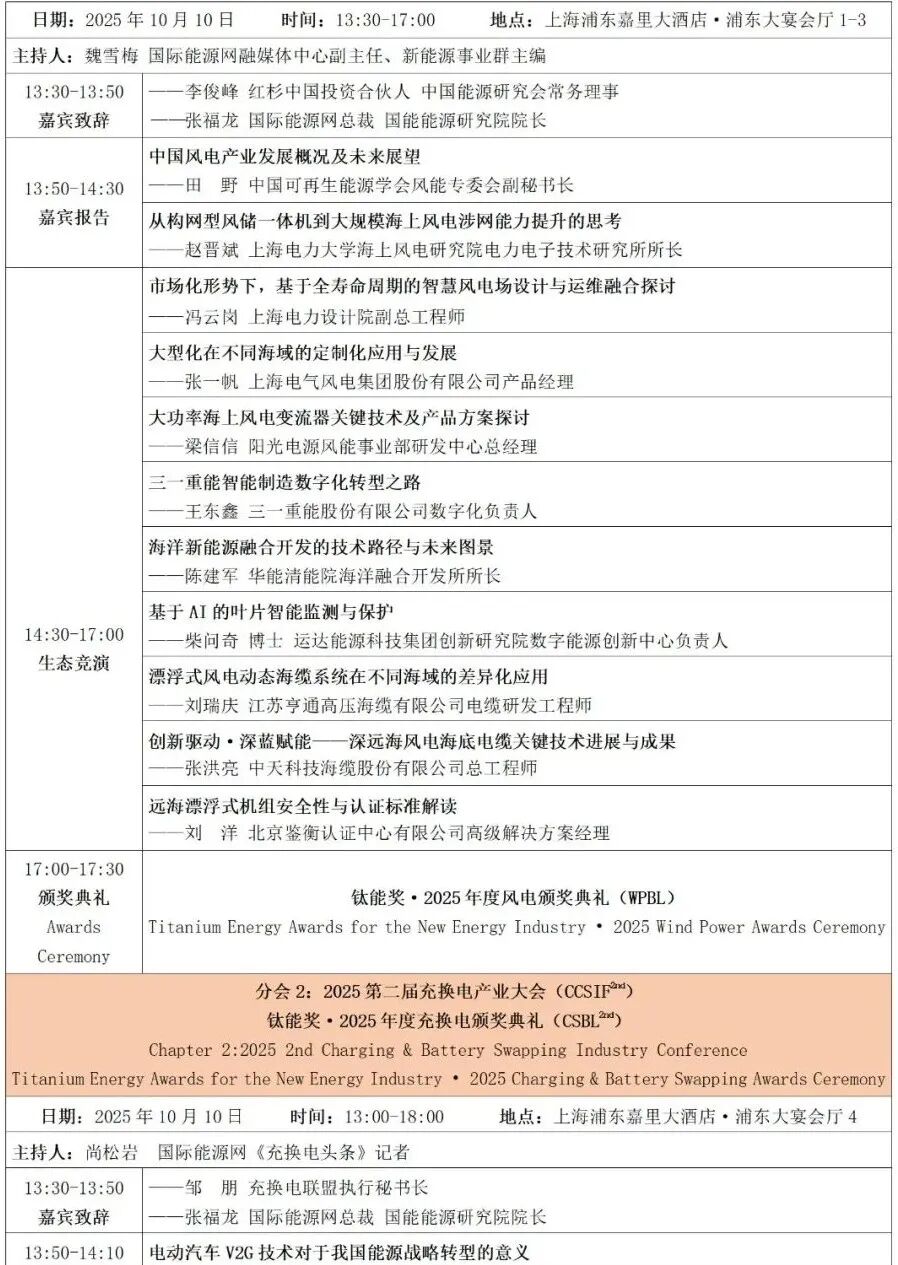 国能网第十届新能源产业年会_2025SNECES+国际储能和电池大会_新能源年会