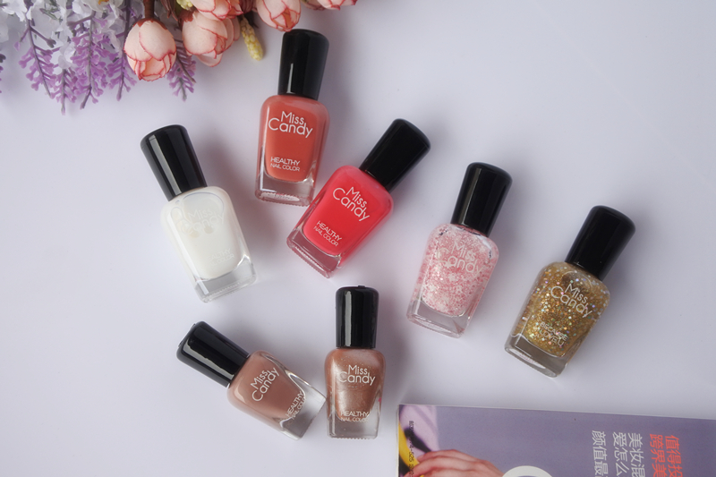 MISS CANDY 健康指彩_什么牌子指甲油好用_DIY指甲油教程