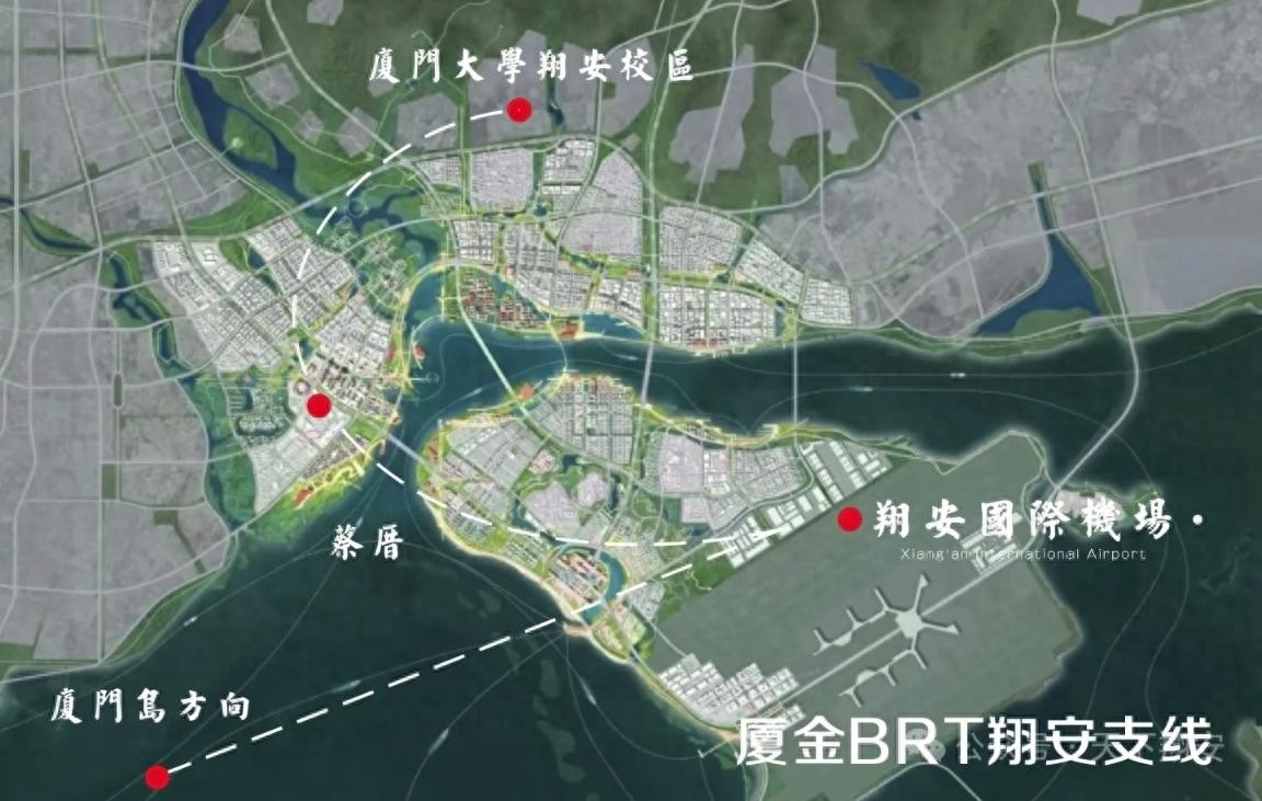 厦门brt快1路线图片_厦金BRT翔安支线_厦门快速公交网络