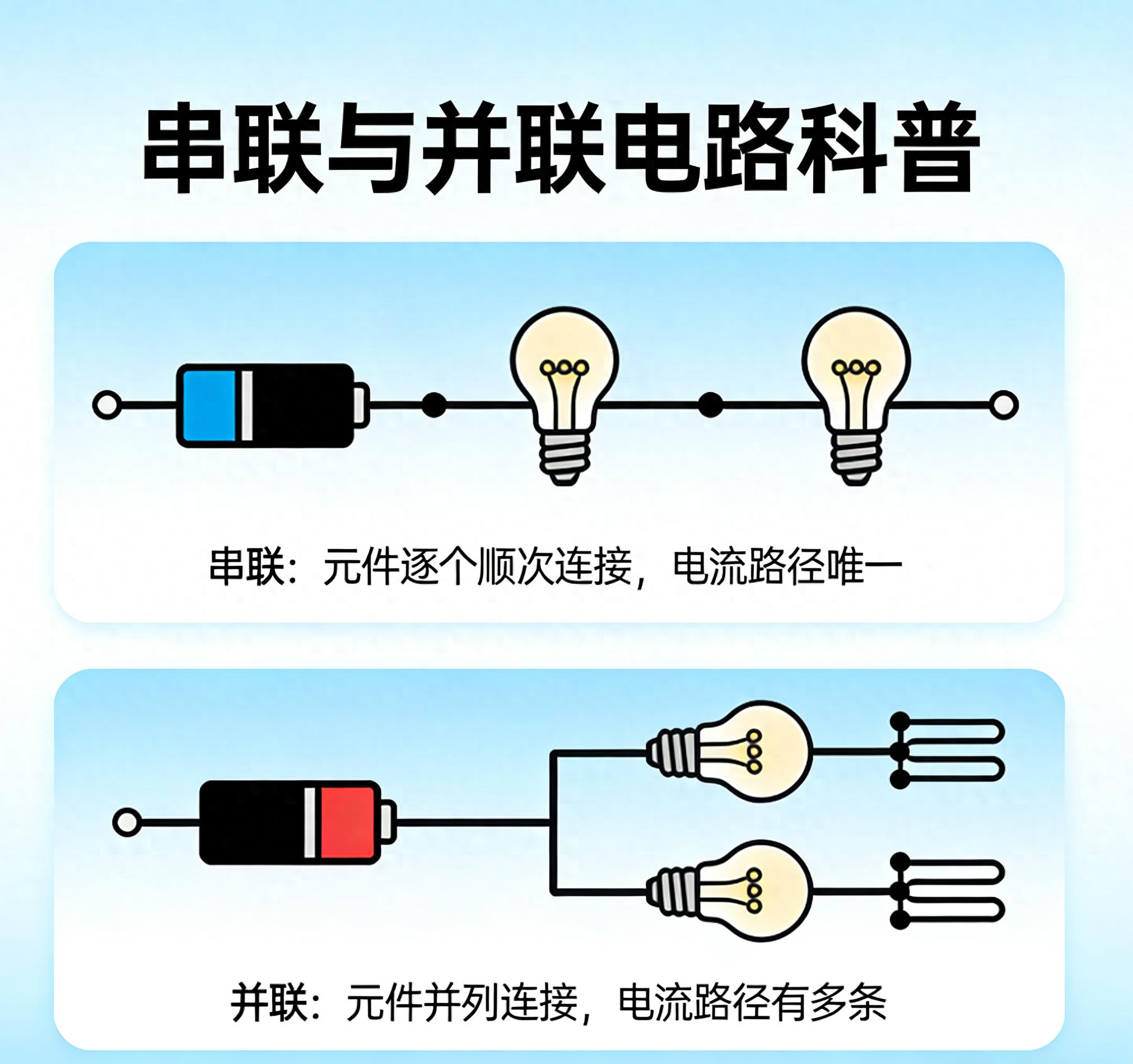 串联电路_并联电路_两个灯泡串联的实物图