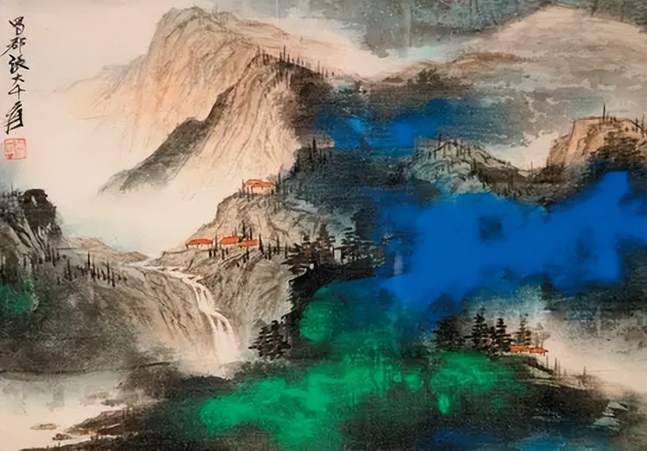 张大千敦煌之旅_张大千字画图片_张大千白子英对联故事