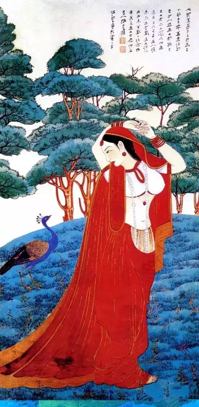 张大千字画图片_张大千与何香凝的特殊荷花图_张大千低价出售国宝级藏画给大陆