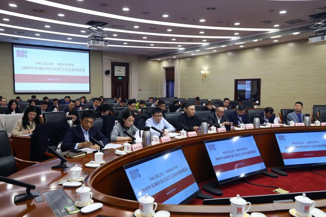 东城区民营文化企业座谈会_北京传媒文化有限公司_东城区文化产业发展情况