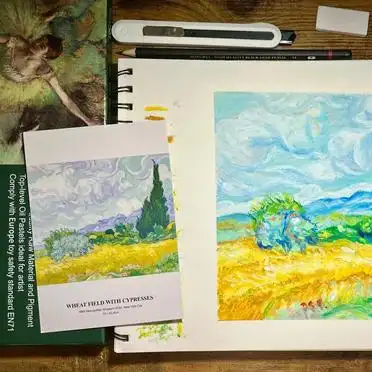 梵高麦田与柏树临摹心得_梵高的柏树的教案_梵高麦田与柏树构图分析