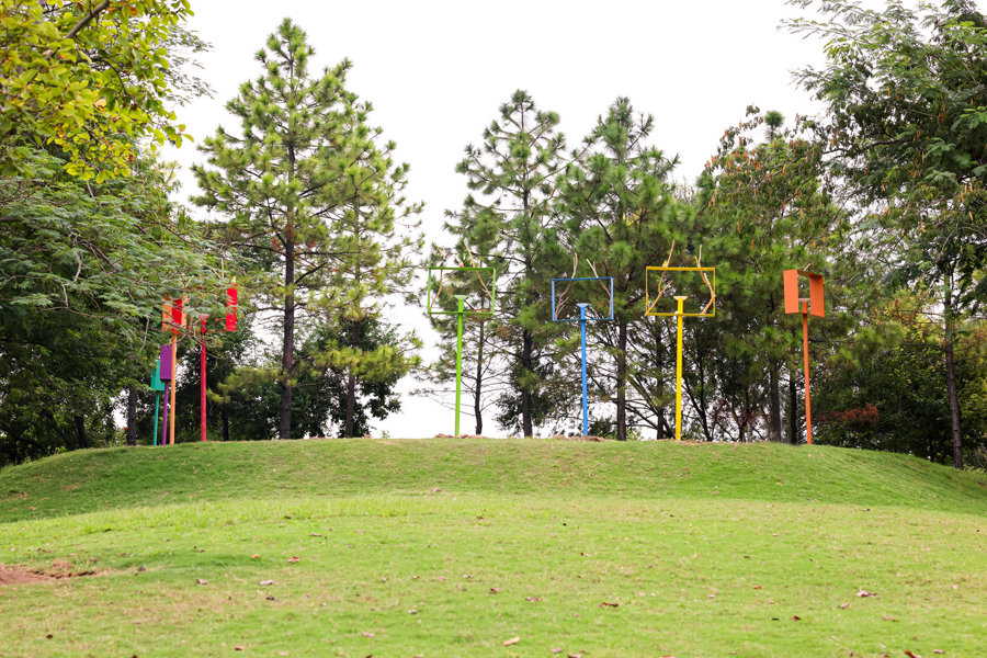 公共艺术作品 文化_2025上海闵行国际雕塑展 共生城韵 闵行文化公园雕塑作品