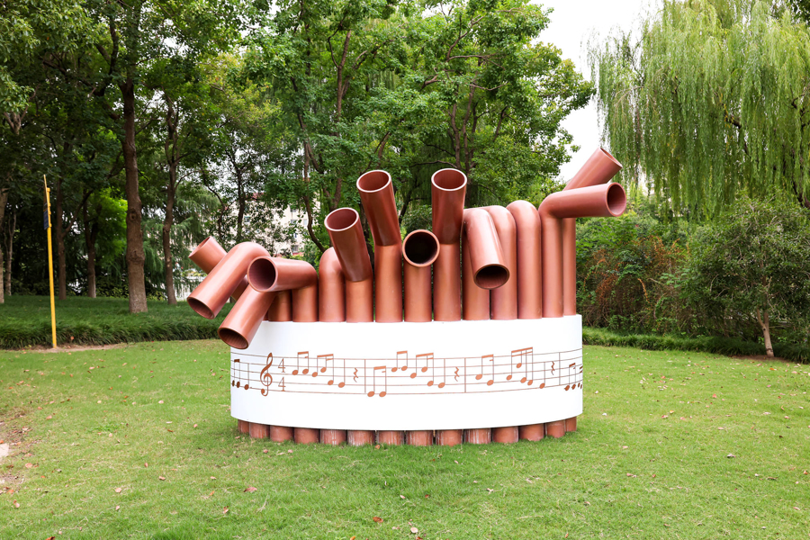 2025上海闵行国际雕塑展 共生城韵 闵行文化公园雕塑作品_公共艺术作品 文化