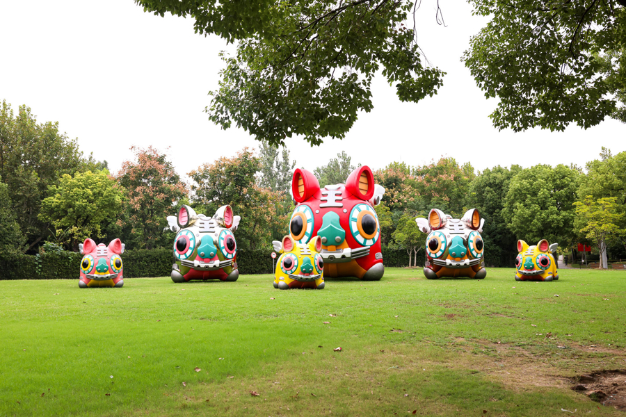 2025上海闵行国际雕塑展 共生城韵 闵行文化公园雕塑作品_公共艺术作品 文化