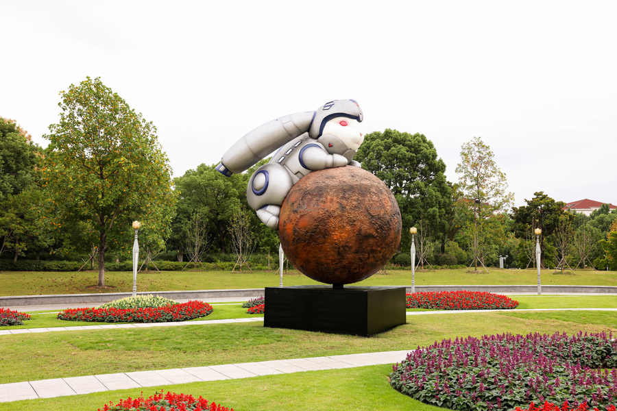 2025上海闵行国际雕塑展 共生城韵 闵行文化公园雕塑作品_公共艺术作品 文化