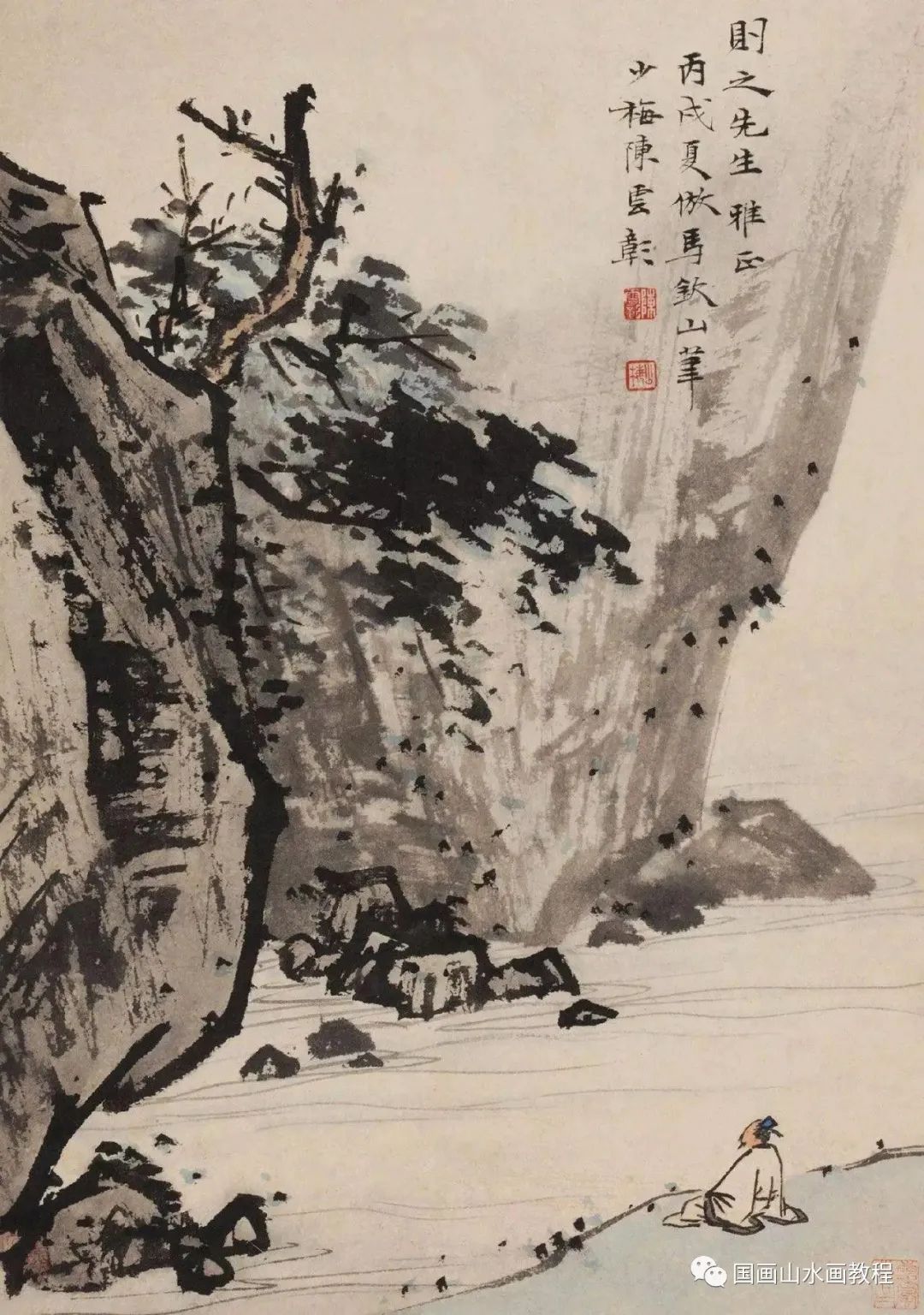 唐伯虎的画是中国画吗_陈少梅 画家 当代唐伯虎