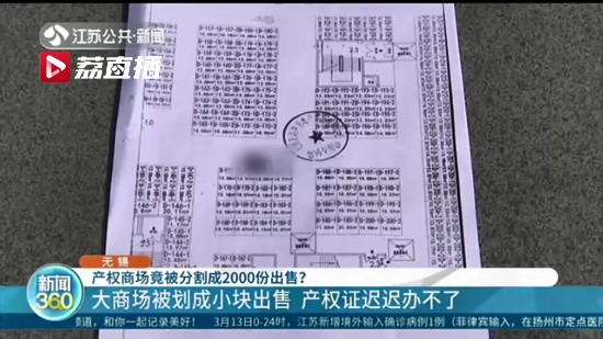 大商场被分成2000份出售！无锡当地已成立纠纷处置专班 相关部门介入